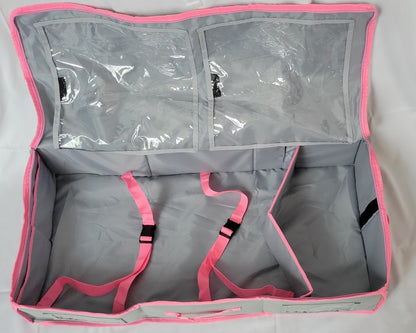 HairganizeHer Caddy (Gray with Pink Trim)