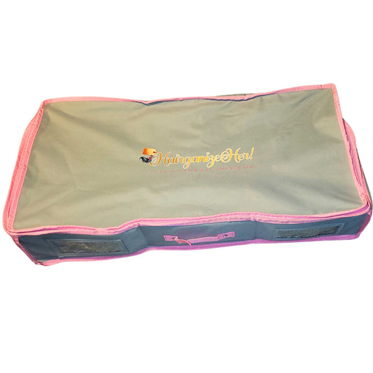 HairganizeHer Caddy (Gray with Pink Trim)